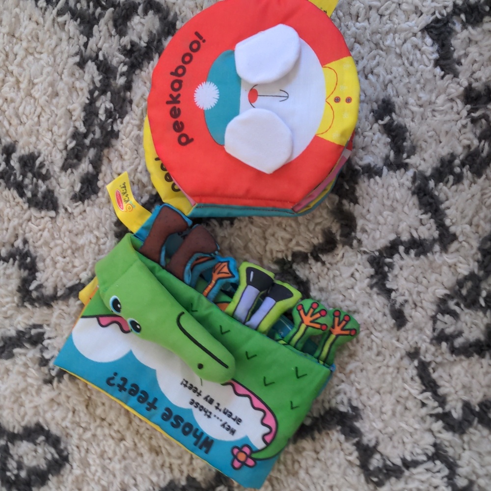 Melissa and Doug's soft book bundle for baby